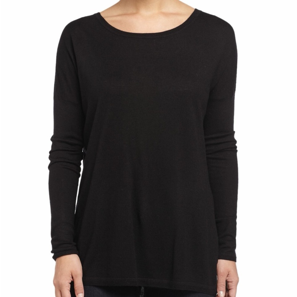 Vince Charcoal Long Sleeve Top